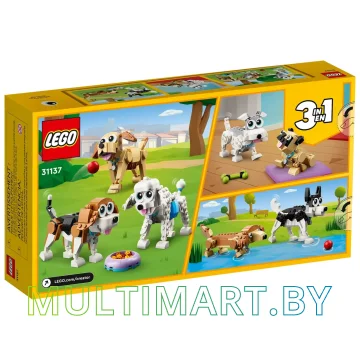 Конструктор LEGO Creator 31137 Очаровательные собаки картинка 2